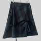 MIDNIGHT GREEN BUCKLE SKIRT