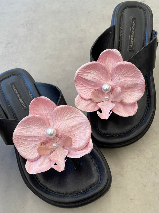 BABY PINK ORCHID WITH SHOE CLIPS