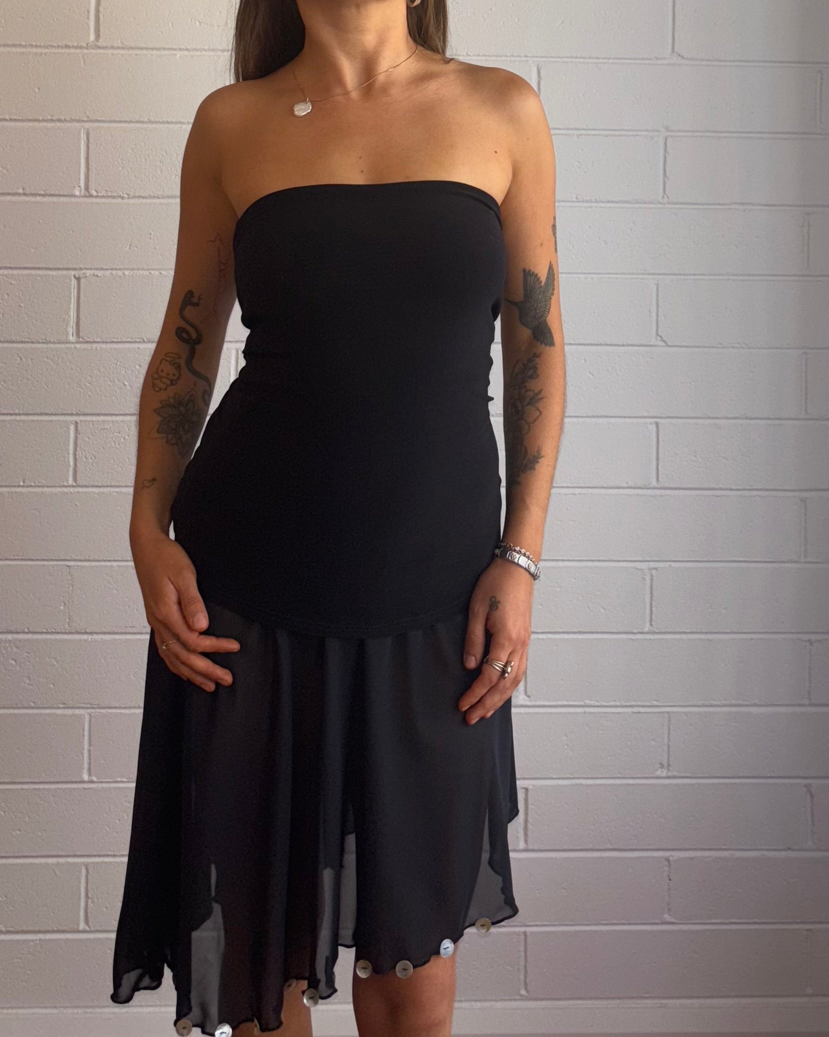 BLACK TUBE TOP