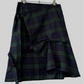 MIDNIGHT GREEN BUCKLE SKIRT