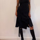 BLACK BUCKLE SKIRT