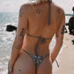 SILVER SEQUIN BIKINI BOTTOM