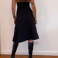 BLACK BUCKLE SKIRT