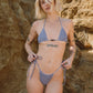WHITE/NAVY BLUE BIKINI TOP