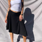 BLACK PLAIN SKIRT