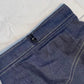 OG TOGGLE NAVY BLUE MID DENIM SKIRT